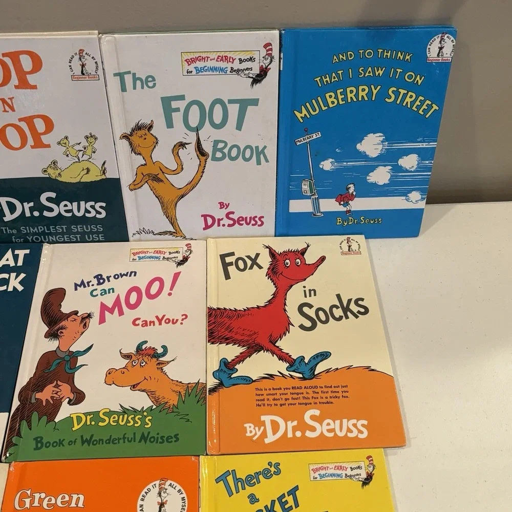 Dr. Seuss  Bright and Early Books for‎ Beginning Readers Lot of 10